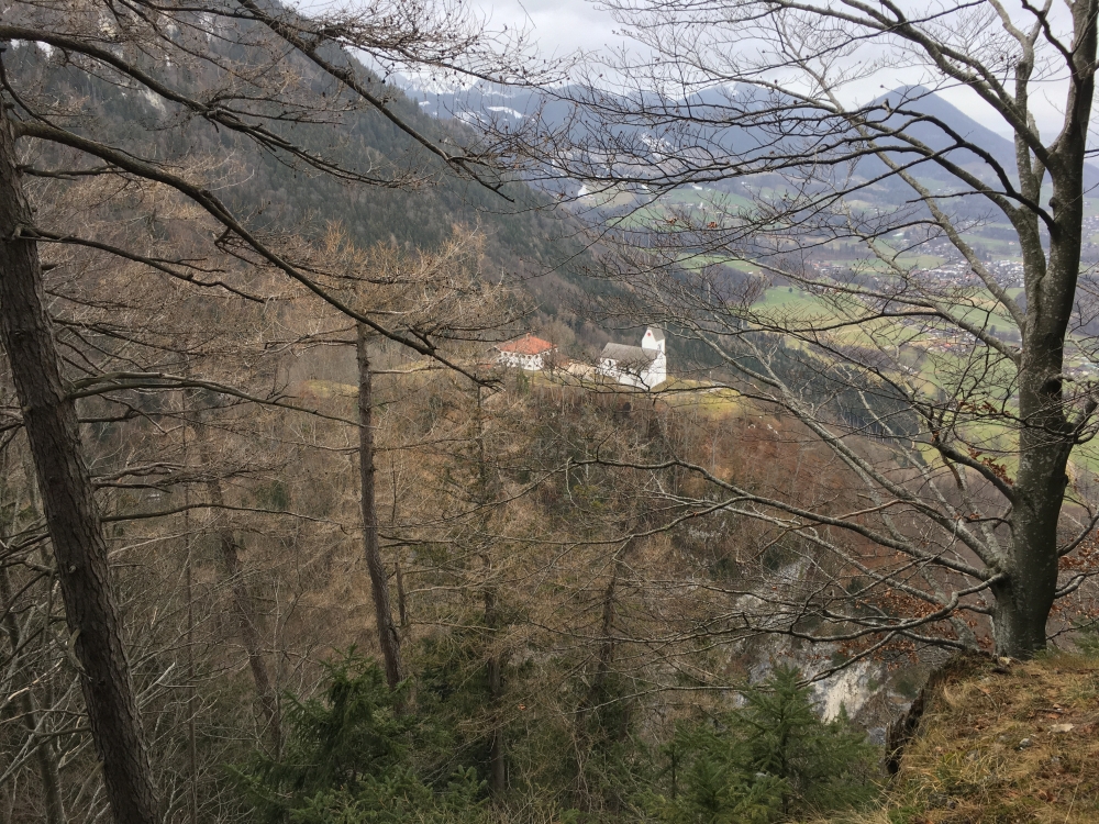 Wanderung Große Riesenkopfrunde: Blick auf den Petersberg