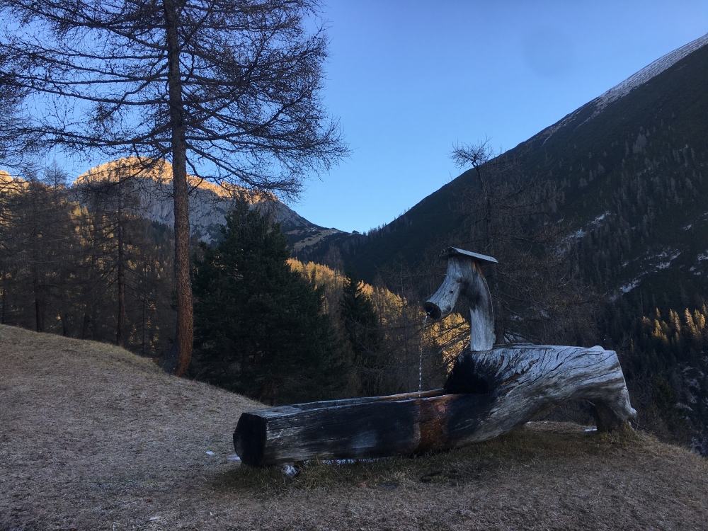 Wanderung Großer Solstein: Blick zum Solsteinhaus