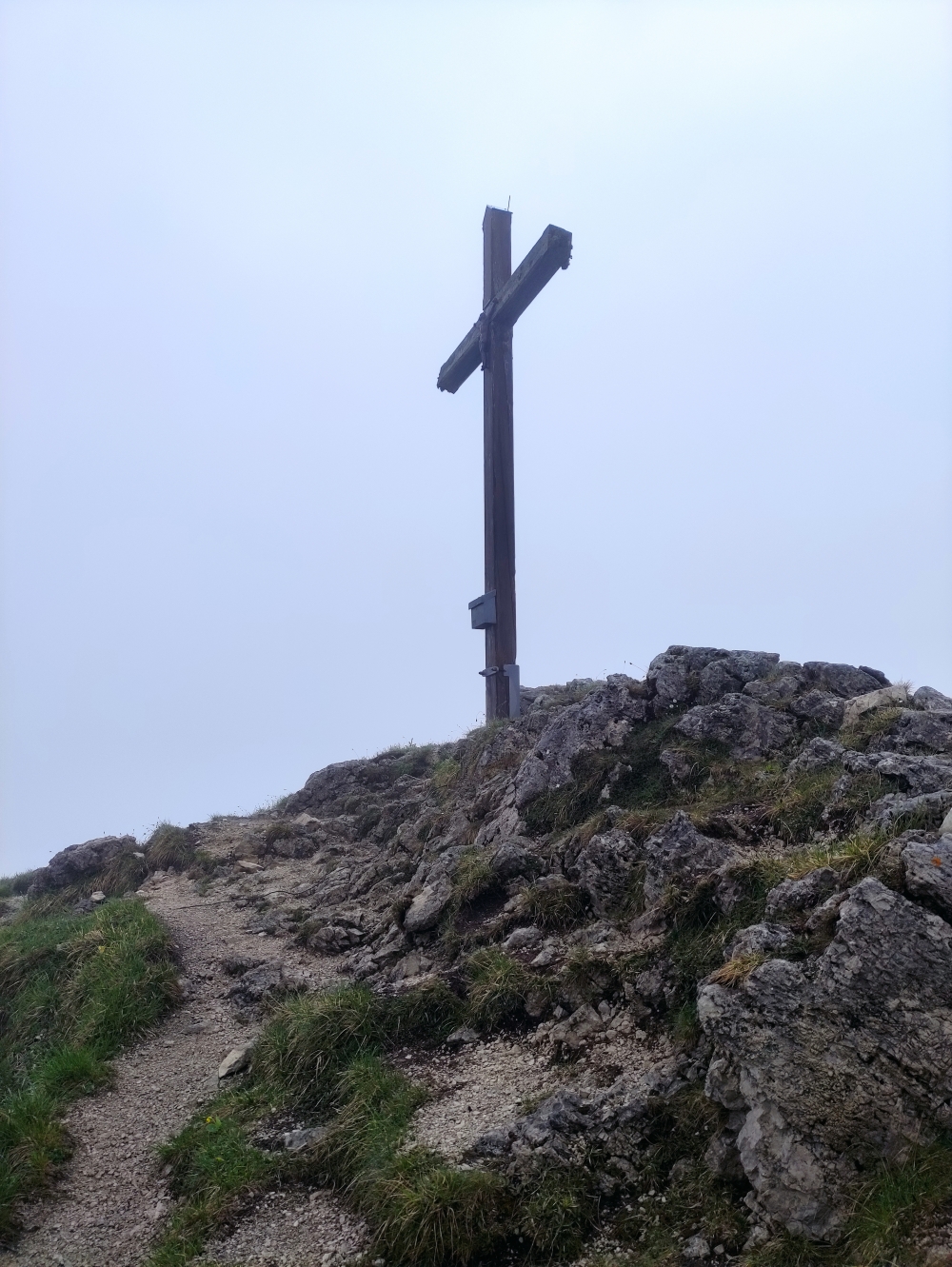Wanderung Lösertalkopf: Wanderung Lösertalkopf: Gipfelkreuz (Grubenkopf)
