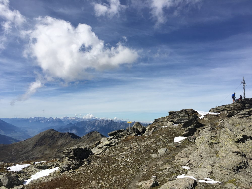 Wanderung Rosenjoch: Wanderung Rosenjoch: Grünbergspitze