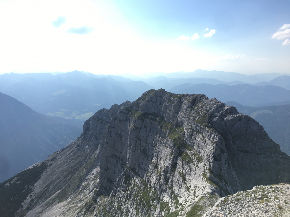 Wanderung Guffert: Wanderung Guffert: Blick auf den Westgipfel (Guffert)