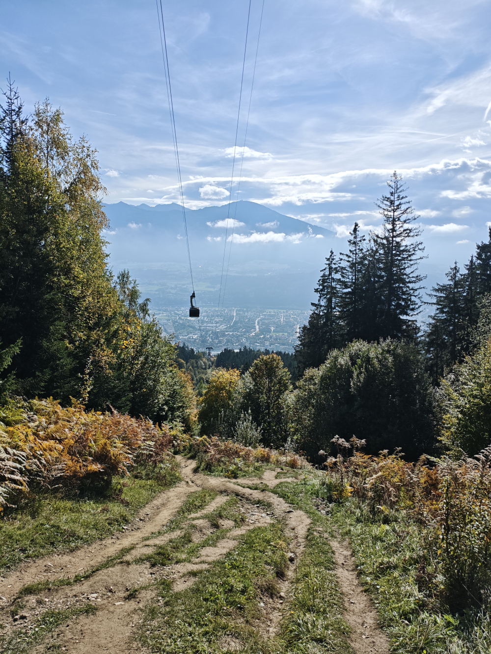 Wanderung Hafelekarspitze: Blick auf Innsbruck
