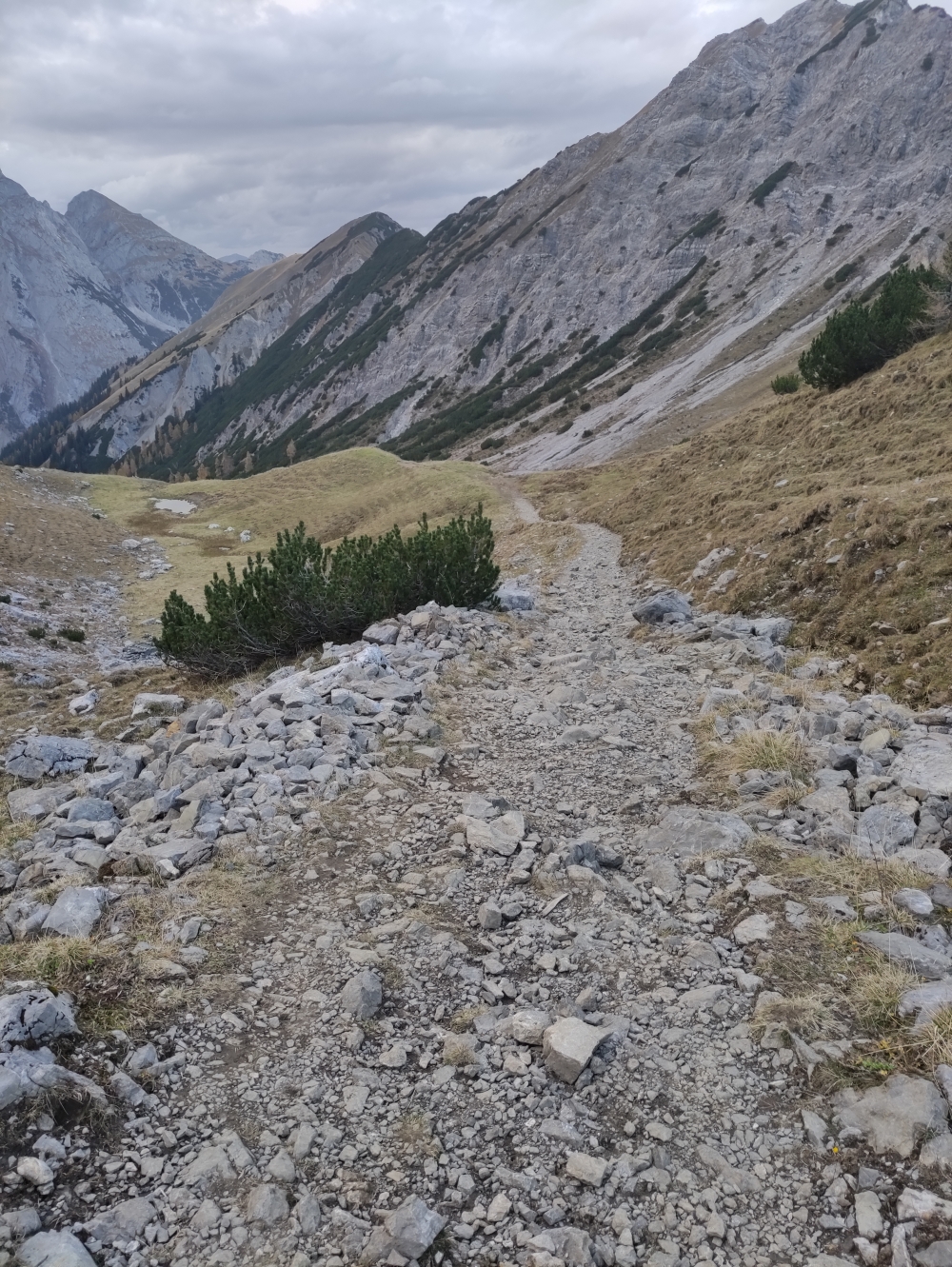 Wanderung Hahnkampl: Abstieg zur Binsalm