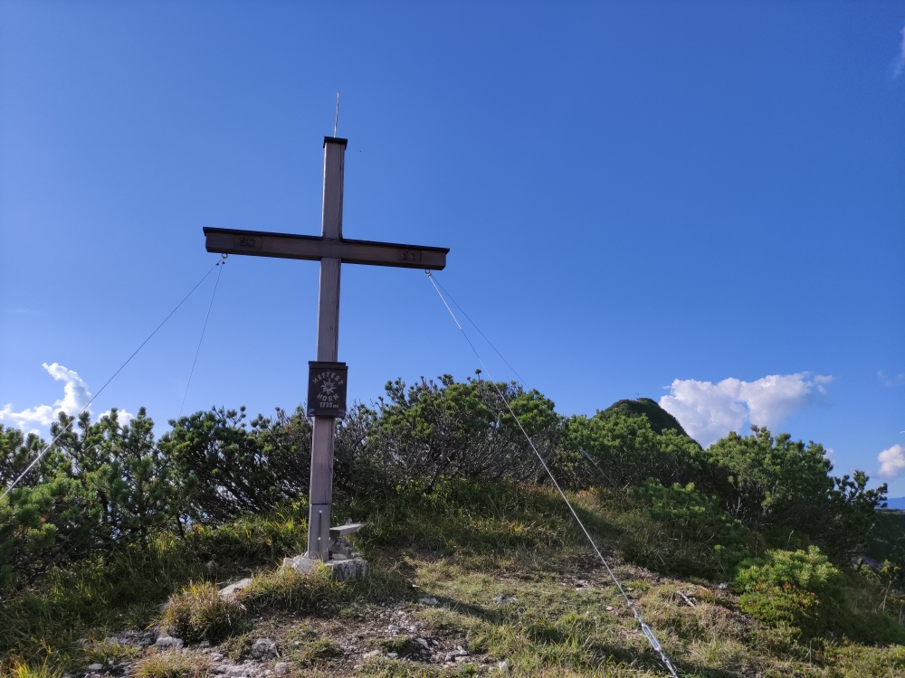 Bike & Hike Unterberghorn: Bike & Hike Unterberghorn: Gipfelkreuz (Hefferthorn)