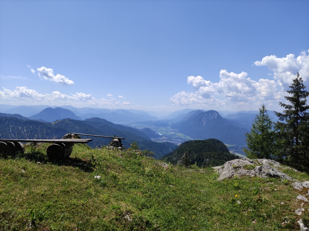 Wanderung Petersköpfl über Musikantensteig: Wanderung Petersköpfl über Musikantensteig: Blick ins Inntal (Heimköpfl)