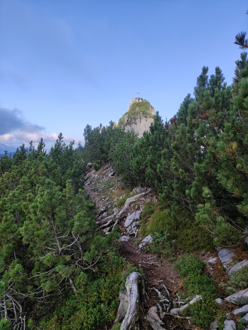 Wanderung Hennenkopf: Blick auf den Hennenkopf