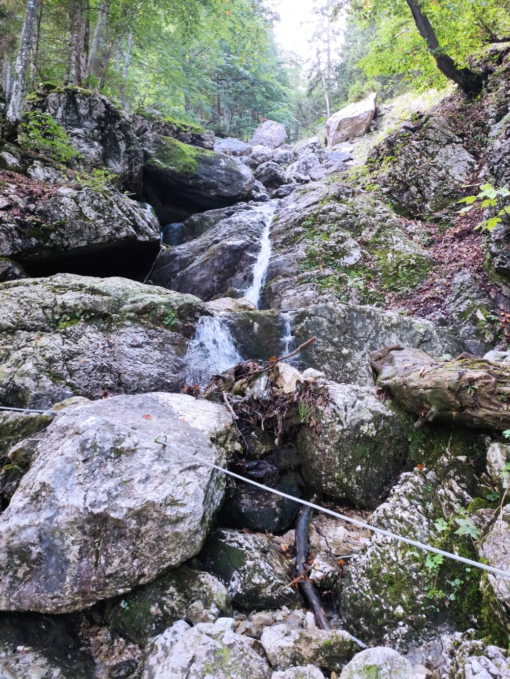 Wanderung Hennenkopf: Mit Seilsicherung über den Arzbach