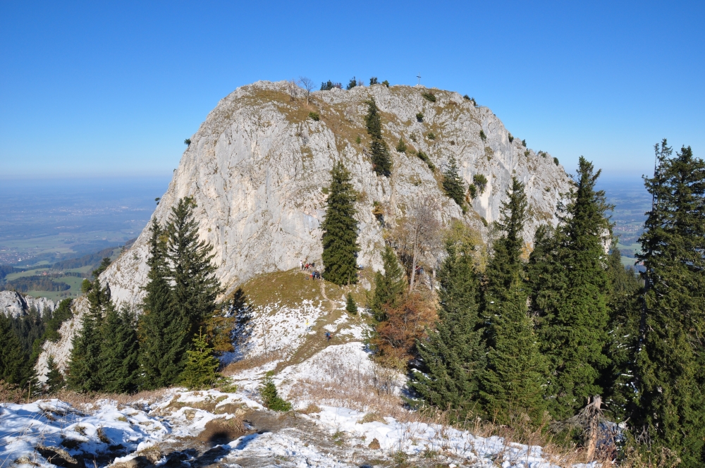 Wanderung Heuberg von Schweibern: Heubergsattel unterhalb der Wasserwand