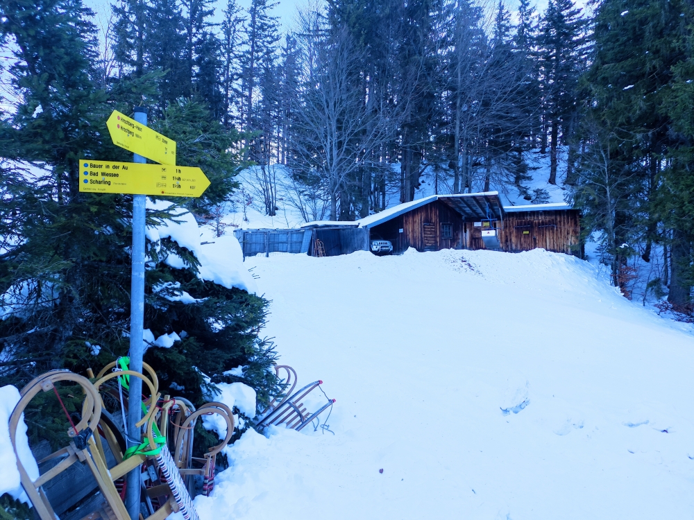 Rodeln Hirschberghaus: Rodeln Hirschberghaus: Materialseilbahn Hirschlache