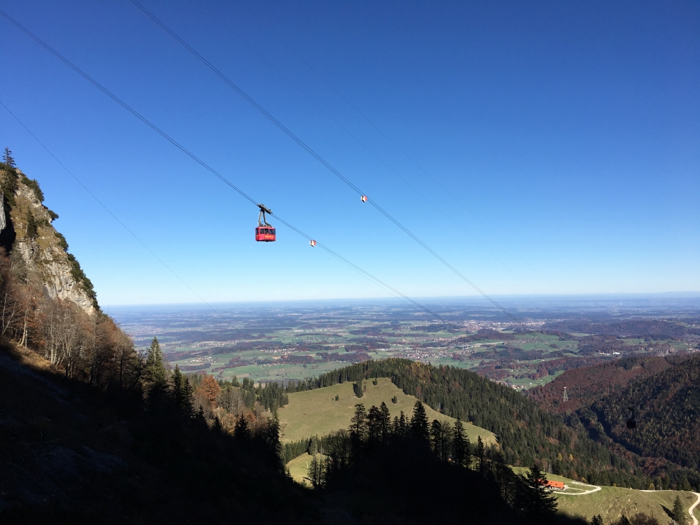 Wanderung Hochfelln von Steinbergalm: Aufstieg zu Fuß statt mit der Gondel