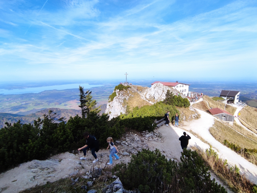 Wanderung Hochfelln über Strohnschneid: Wanderung Hochfelln über Strohnschneid: Am Gipfel (Hochfelln)