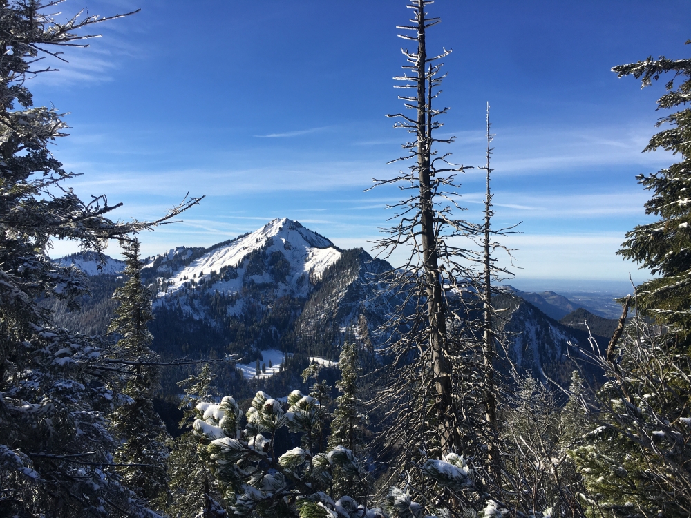 Wanderung Hochgern: Wanderung Hochgern: Blick auf den Hochgern von Osten (Gröhrkopf)