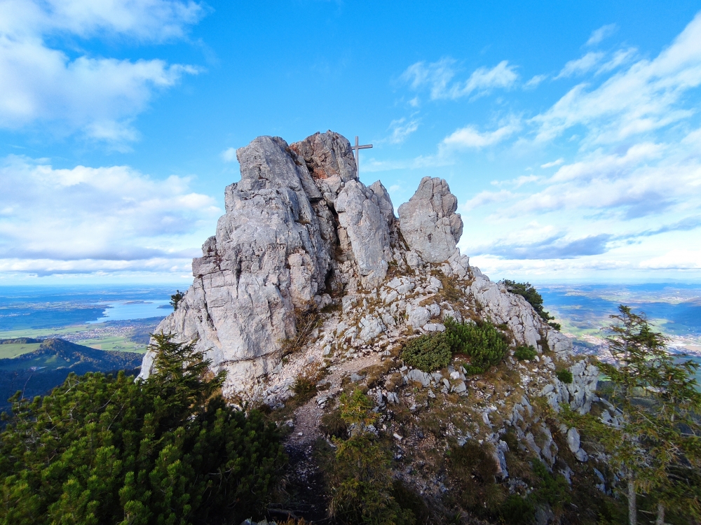 Wanderung Hochplatte und Friedenrath: Die letzten Meter zum Gipfel