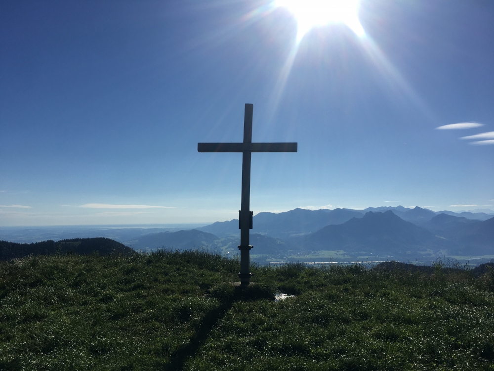 Wanderung Hochsalwand über Lechnerkopf: Wanderung Hochsalwand über Lechnerkopf: Am Gipfel (Mitterberg)