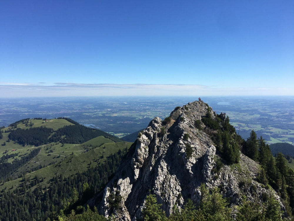 Wanderung Hochsalwand über Lechnerkopf: Wanderung Hochsalwand über Lechnerkopf: Lechnerkopf mit Farrenpoint