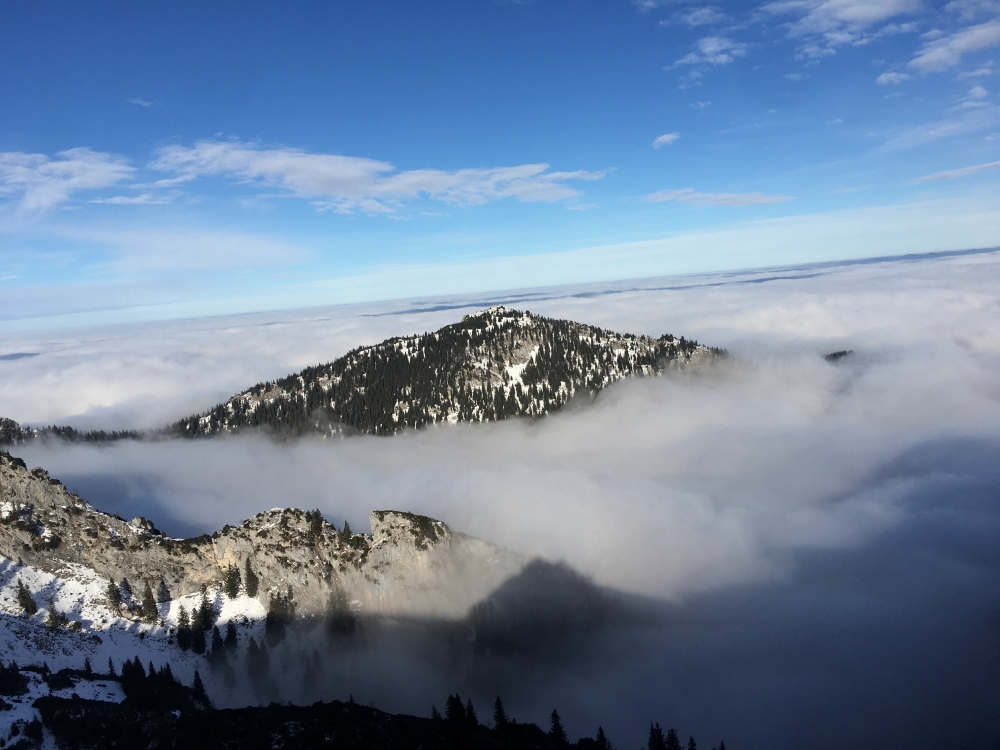 Wanderung Hochsalwand: Wanderung Hochsalwand: Blick auf die Hochsalwand vom Seewandköpfl im Süden