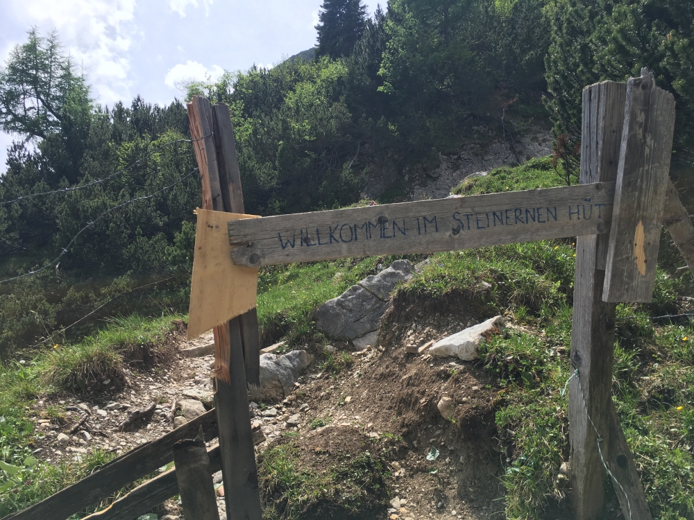 Wanderung Hochwanner: Schranke 