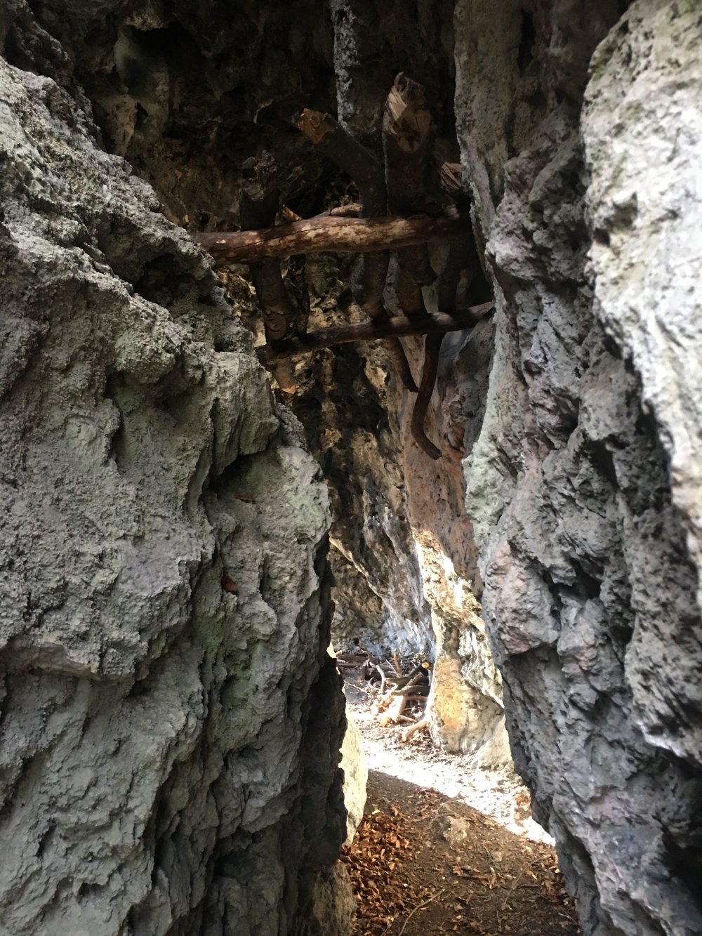 Wanderung Engelstein und Bairerkopf: Wanderung Engelstein und Bairerkopf: In der Höllloch-Durchgangshöhle