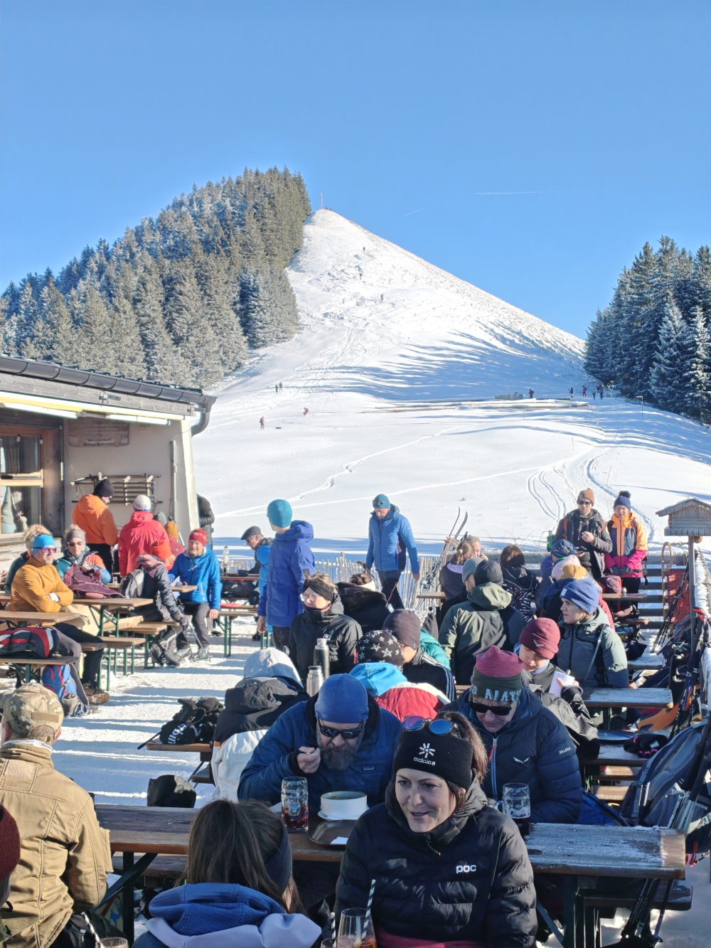 Wanderung Hörnlehütte: Wanderung Hörnlehütte: Blick auf Vorderes Hörnle (Hörnle Hütte)