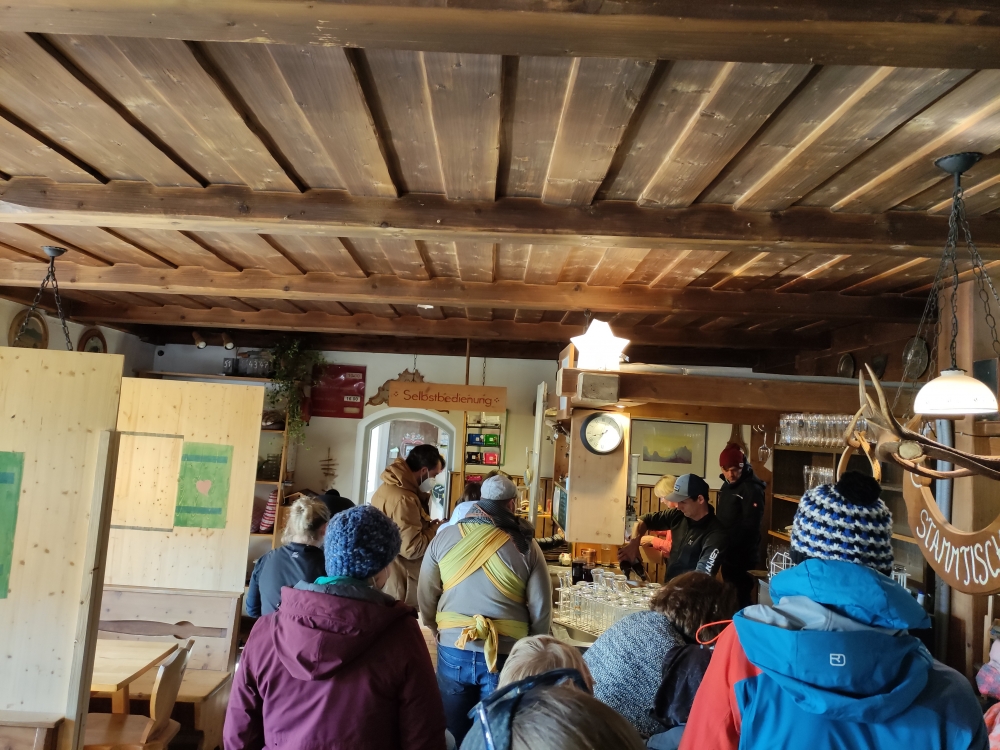 Wanderung Hörnlehütte: Wanderung Hörnlehütte: Selbstbedienung (Hörnle Hütte)