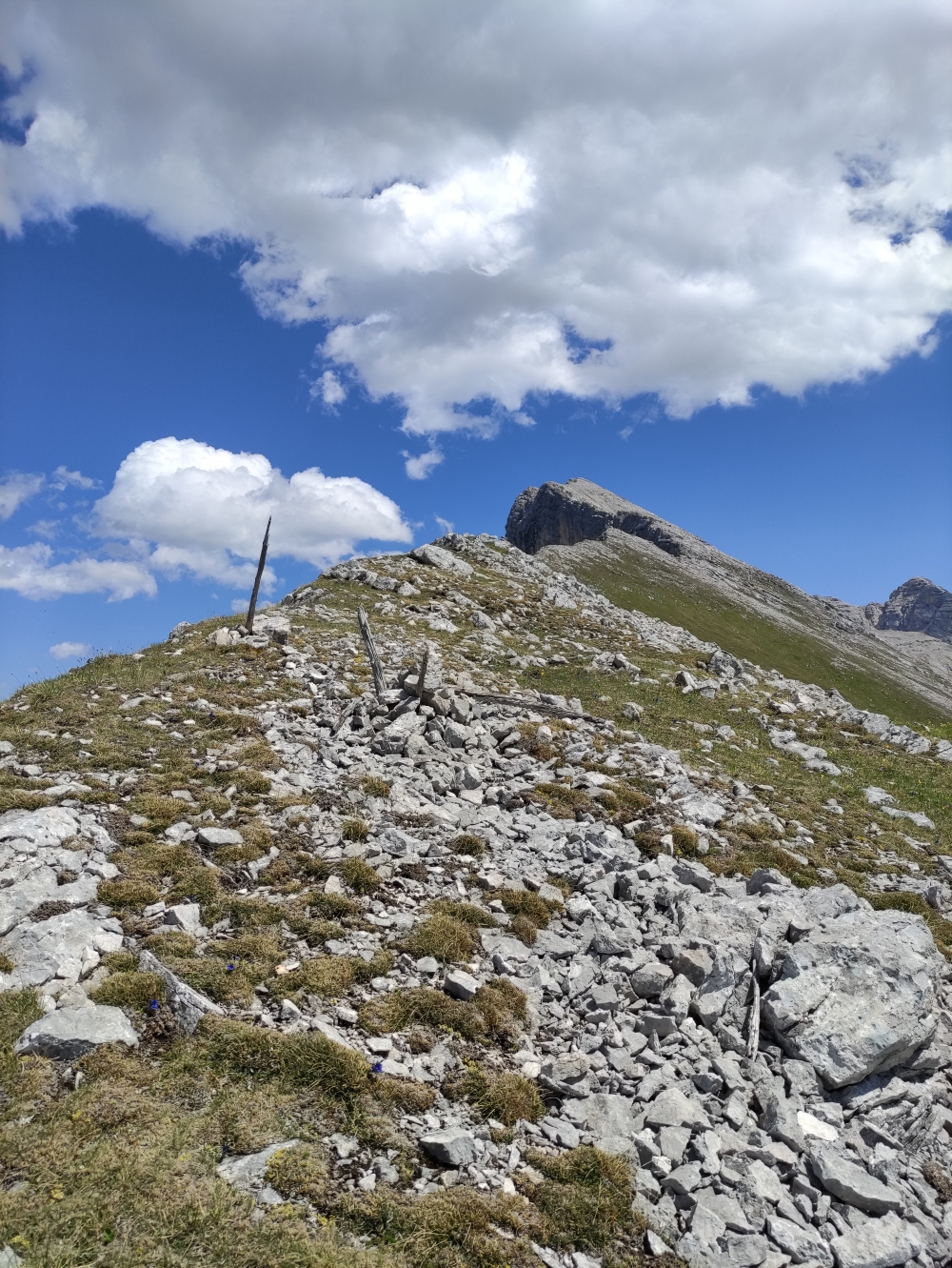 Wanderung Hoher Gleirsch: Immer am Grat entlang