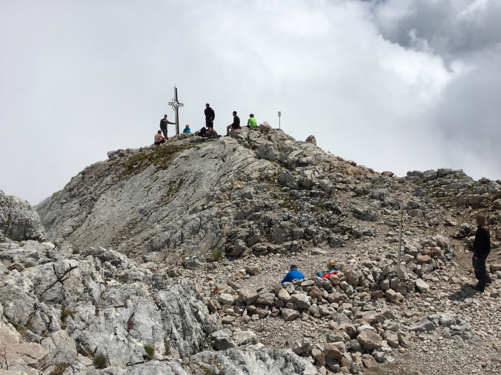 Klettersteig Hoher Göll: Klettersteig Hoher Göll: Kurz vor dem Gipfel (Hoher Göll)