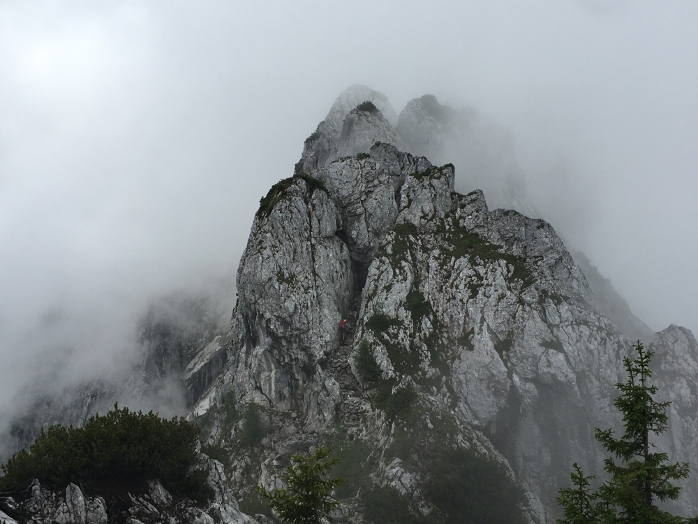 Klettersteig Hoher Göll: Klettersteig durch den Berg
