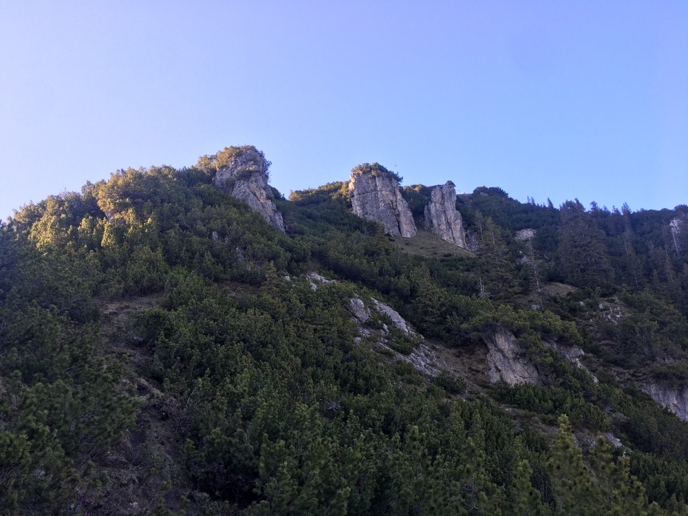 Wanderung Hoher Ziegspitz: Endspurt