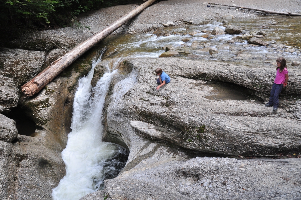Wanderung Hündlekopf: Wanderung Hündlekopf: Wasserfall (Buchenegger Wasserfälle)
