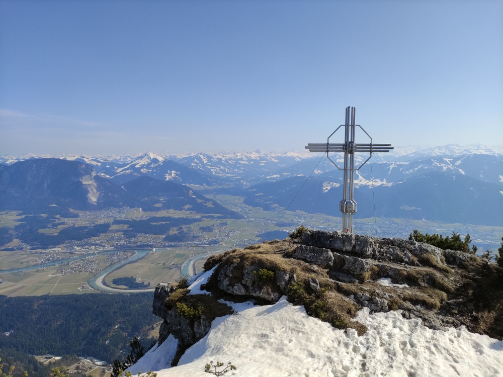 Wanderung Hundsalmjoch: Wanderung Hundsalmjoch: Blick nach Südosten über das Inntal (Hundsalmjoch)