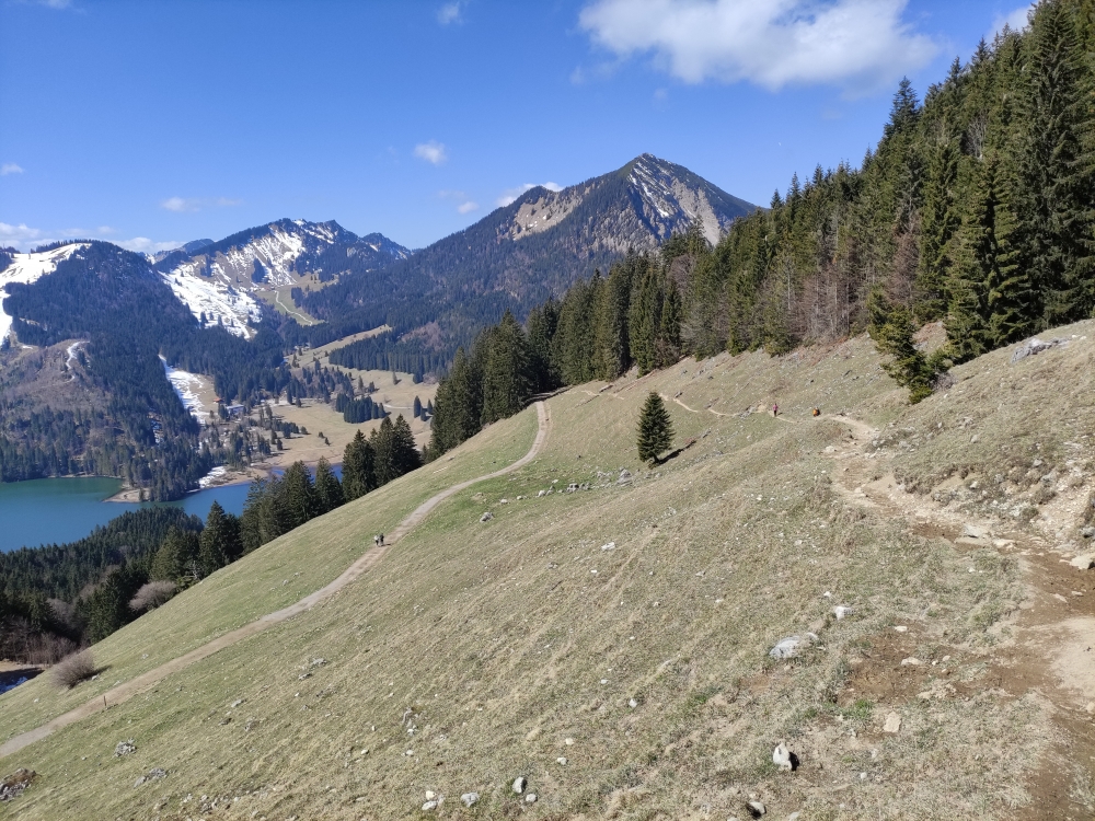 Wanderung Jägerkamp: Zwischen Talstation und Hütte