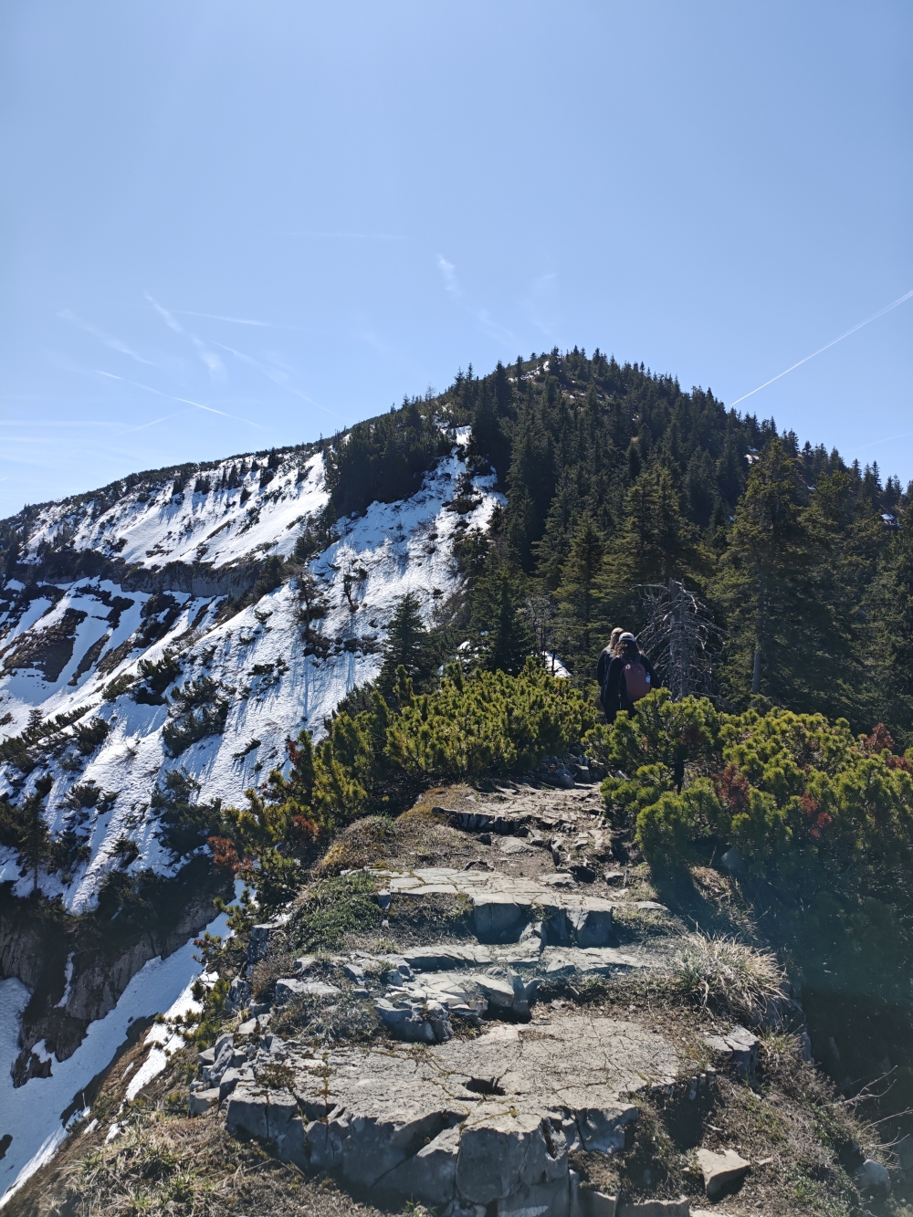 Wanderung Schmittenstein: Wanderung Schmittenstein: Jägernase mit Blick auf den Schlenken