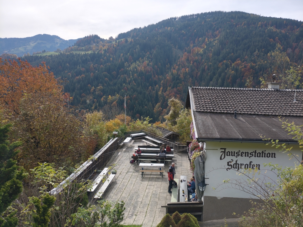 Wanderung Möslalmkreuz: Wanderung Möslalmkreuz: Jausenstation Schrofen