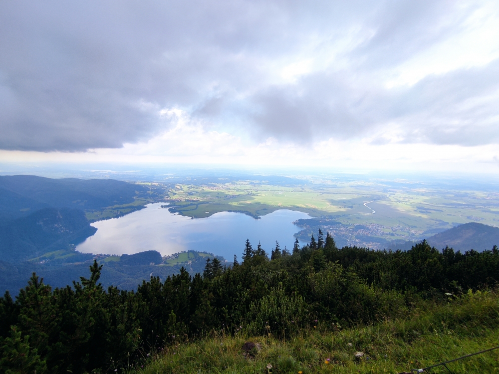 Wanderung Hirschhörnlkopf & Jochberg: Wanderung Hirschhörnlkopf & Jochberg: Blick auf den Kochelsee (Jochberg)