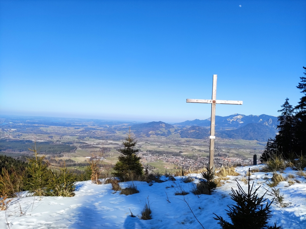 Wanderung Breitenberg: Wanderung Breitenberg: Das Jöchlkreuz auf der Wolfgangshöhe