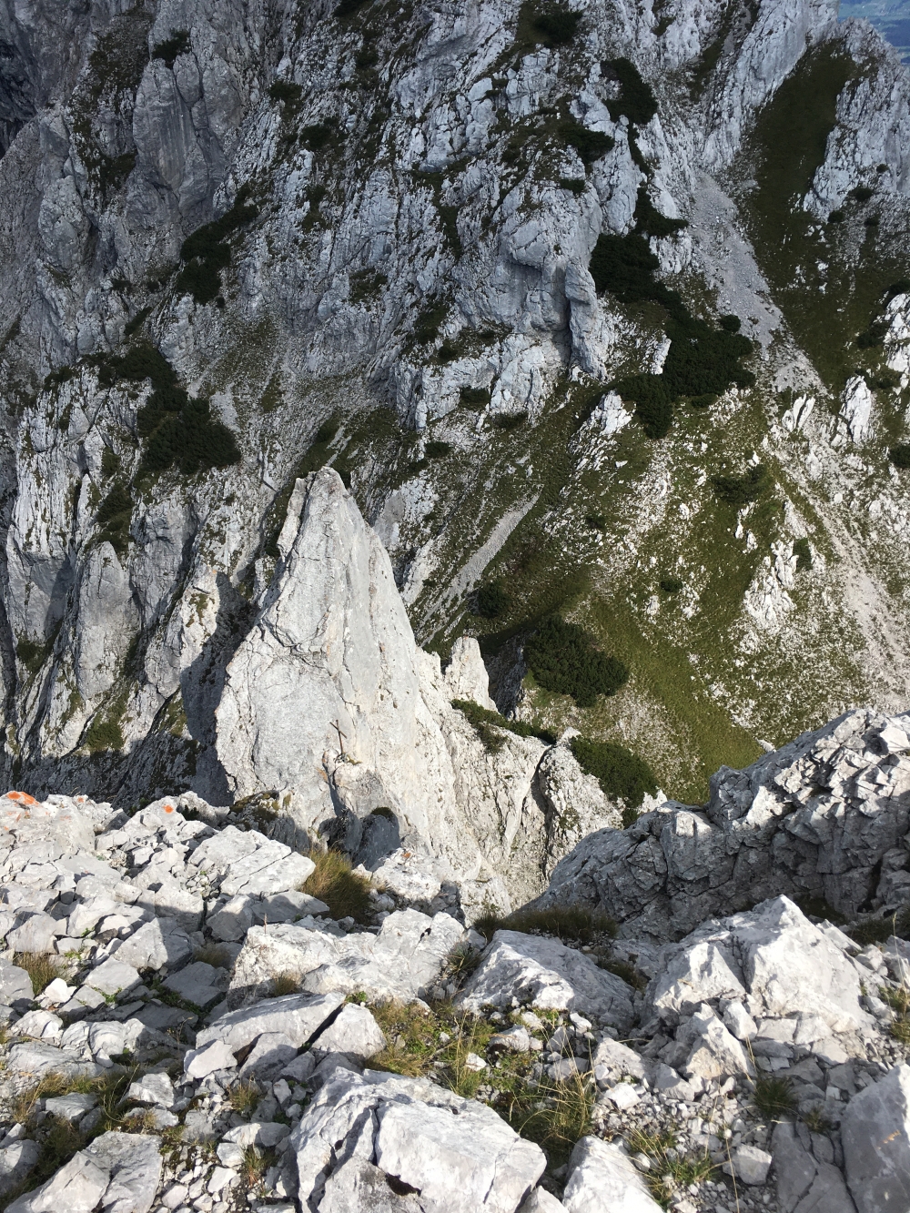Kaindlnadel: Blick vom Zettenkaiser auf die Kaindlnadel