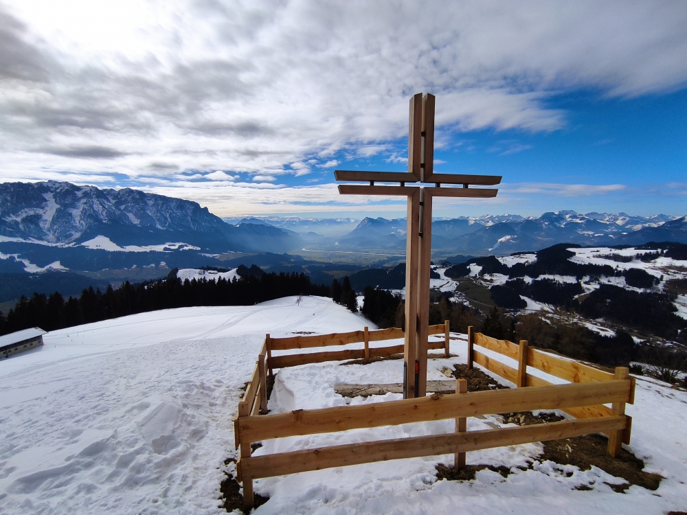 Wanderung Karspitze: Am Staudinger Kreuz vorbei