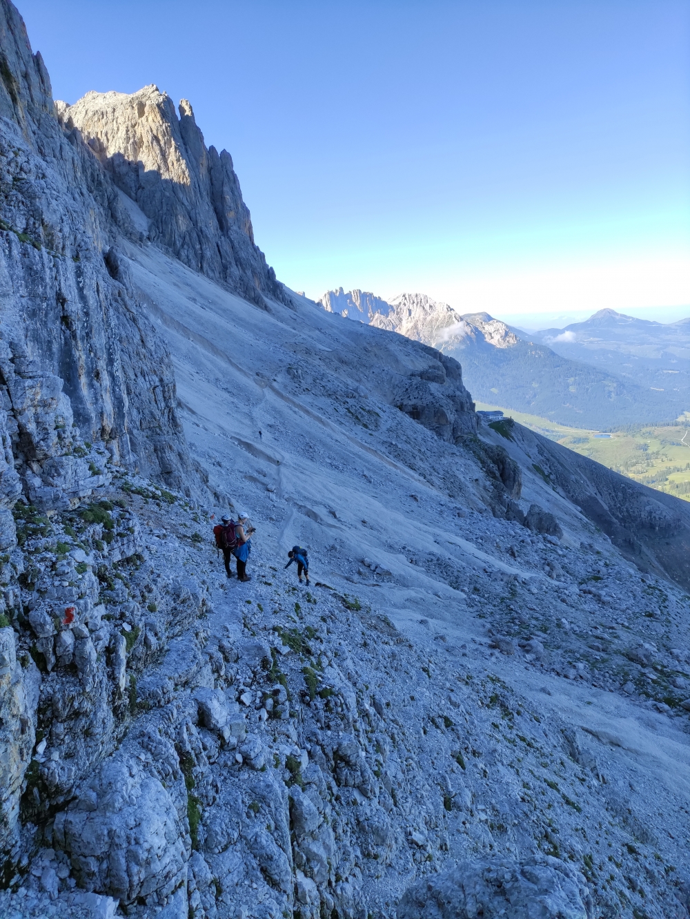 Klettersteig Kesselkogel: Zustieg