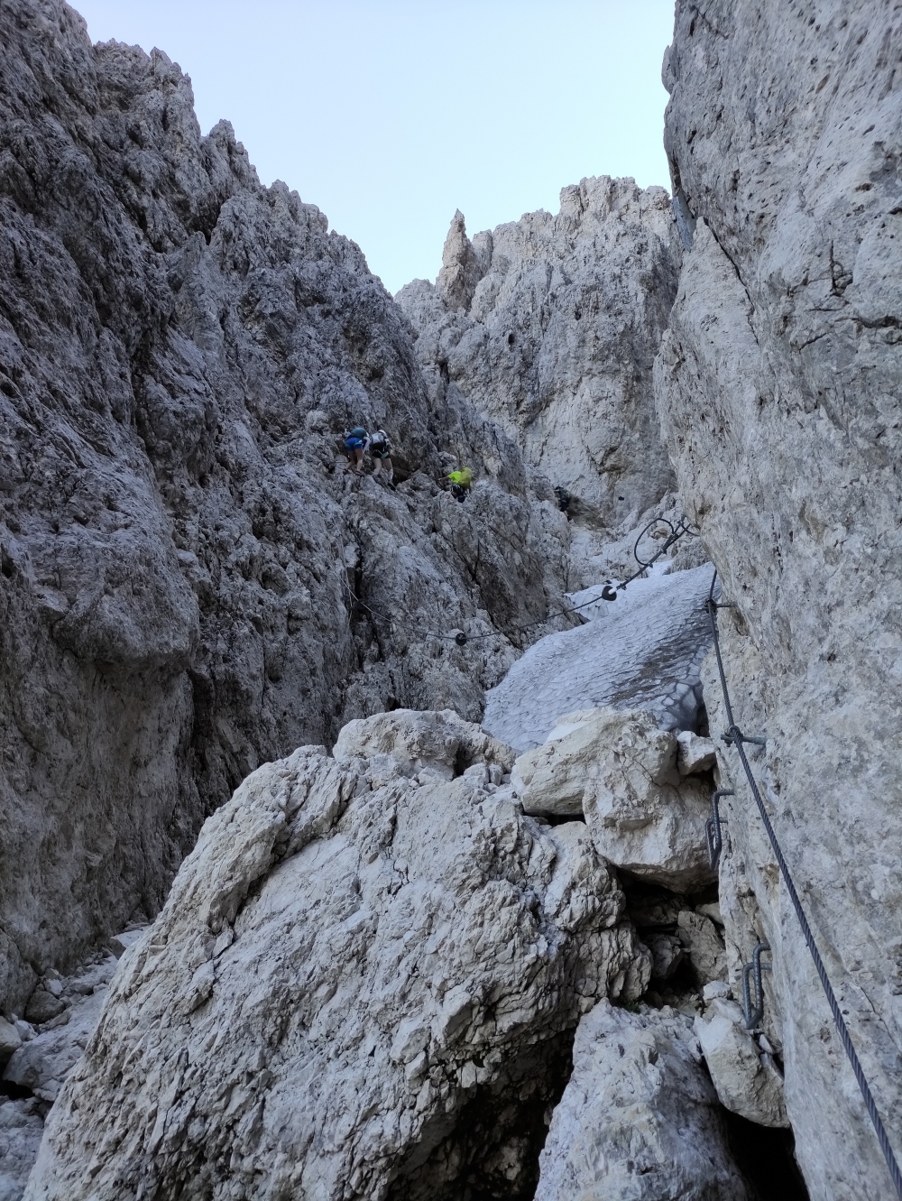 Klettersteig Kesselkogel: Eisrinne