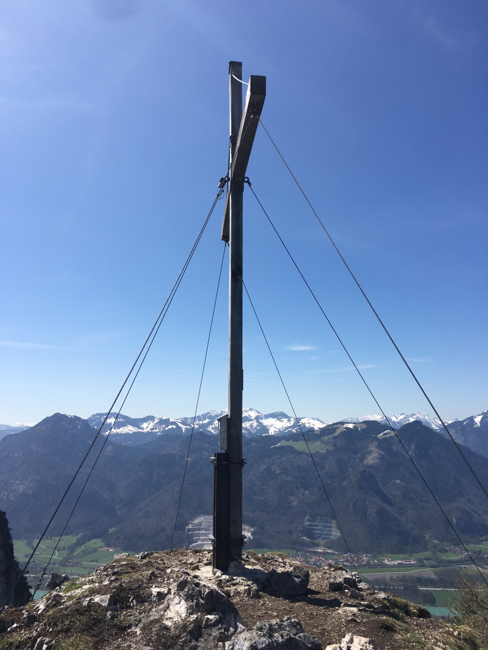 Wanderung Kitzstein aus dem Inntal: Wanderung Kitzstein aus dem Inntal: Am Gipfel (Kindlwand)