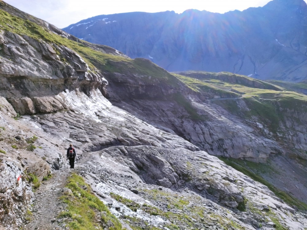 Wanderung Kistenpasshütte: Über die obere Felspassage