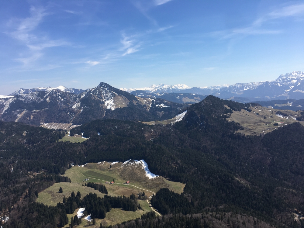 Wanderung Kitzstein: Wanderung Kitzstein: Blick auf den Spitzstein im Südosten  (Kitzstein)