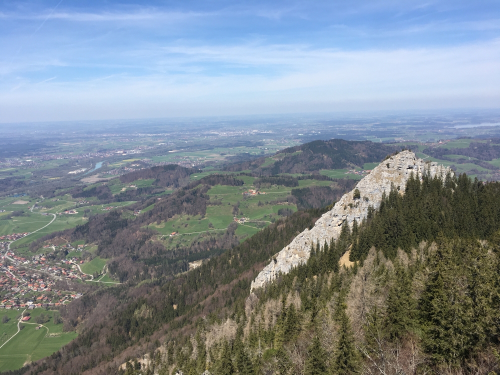 Wanderung Kitzstein aus dem Inntal: Blick auf die Kindlwand