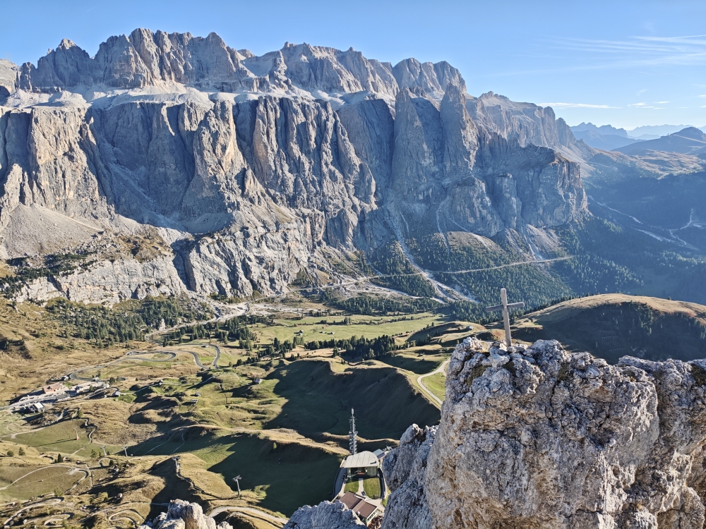 Klettersteig Kleine und Große Cirspitze: Klettersteig Kleine und Große Cirspitze: Gipfelkreuz (Kleine Cirspitze)
