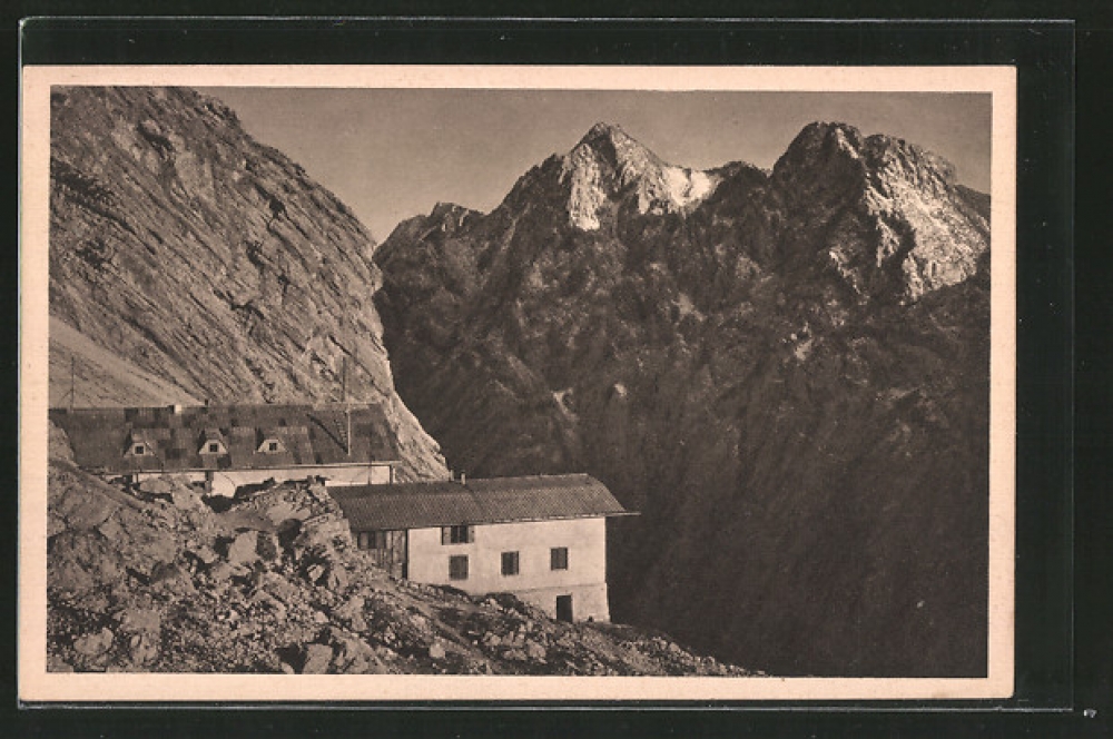 Wanderung Zugspitze über Gatterl: Wanderung Zugspitze über Gatterl: Knorrhütte