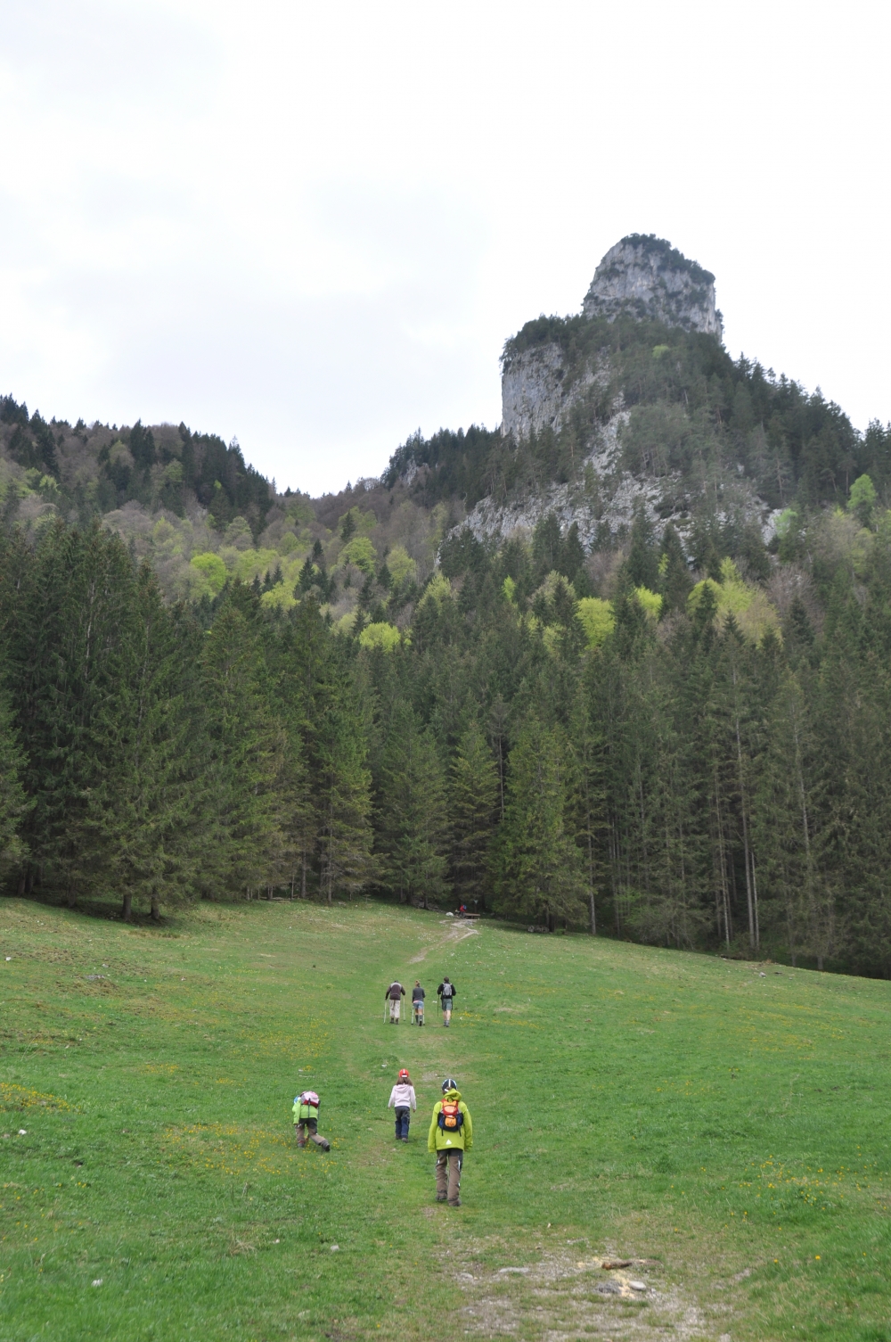 Klettersteig Kofel: Start der Tour