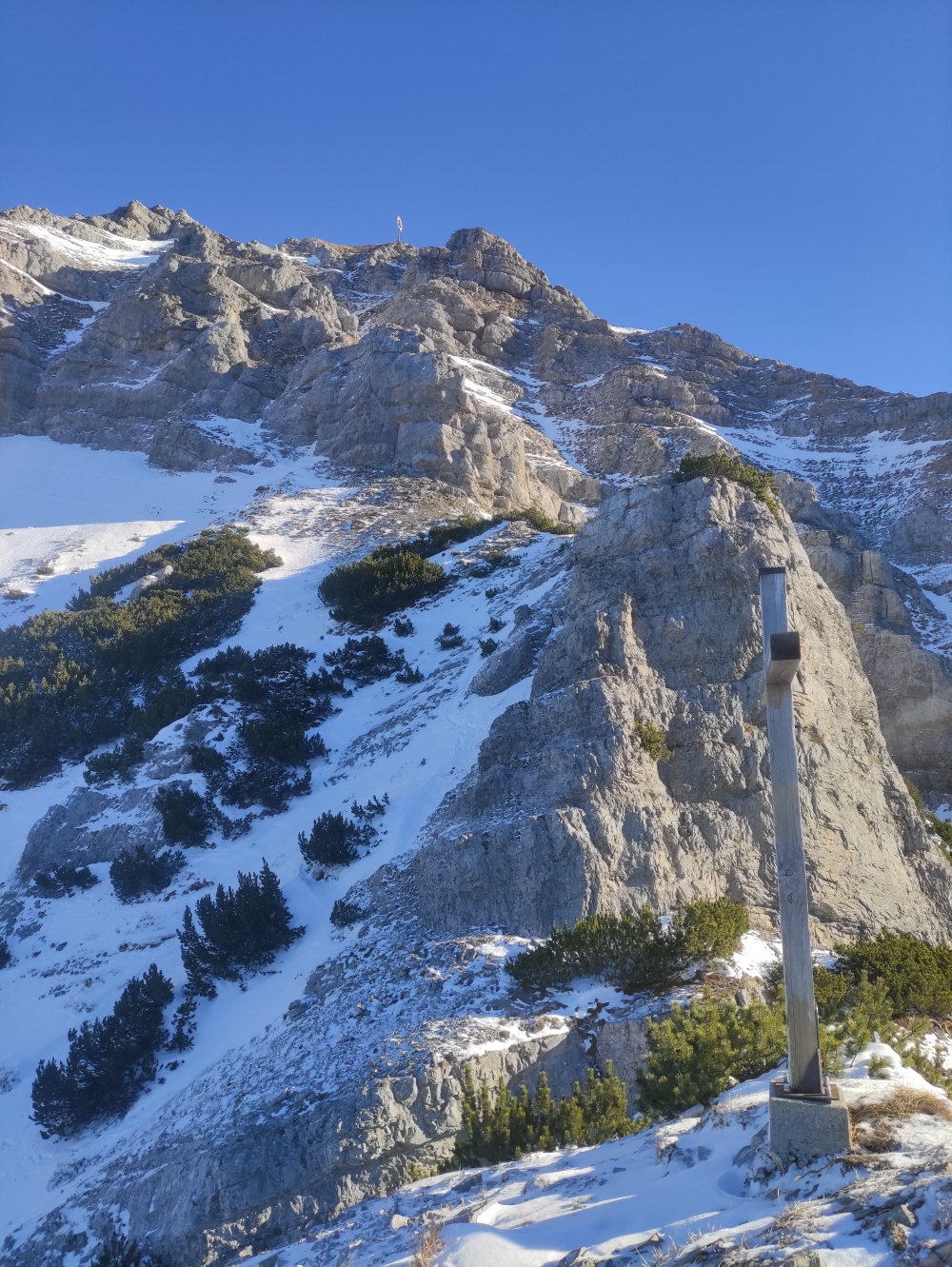 Wanderung Kohlbergspitze: Der Aufstieg "nur für Geübte"