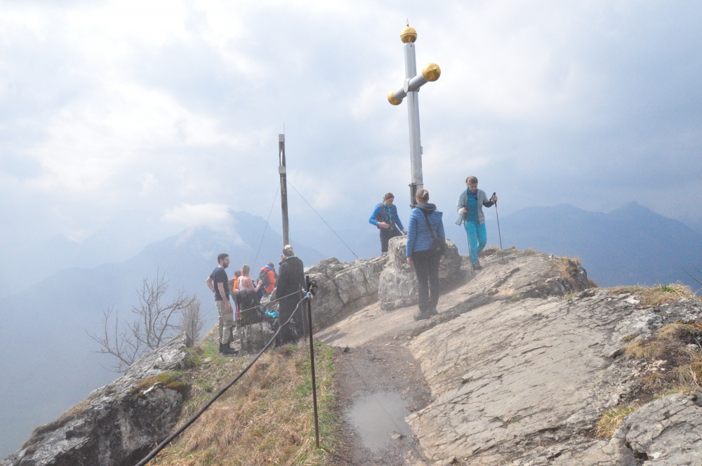 Wanderung Kranzhorn: Wanderung Kranzhorn: Am Gipfel  (Kranzhorn)