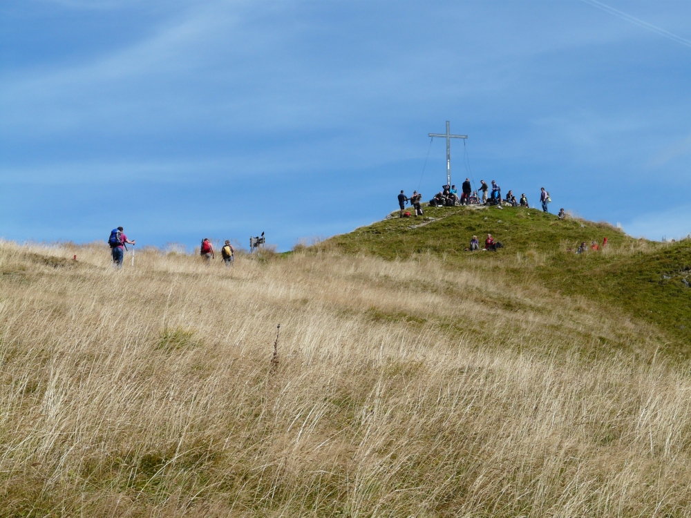 Krinnenspitze: Am Gipfel