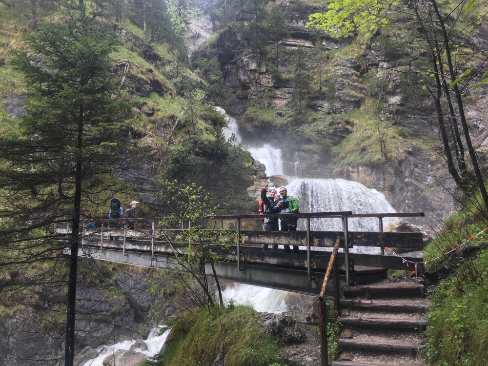 Wanderung Hoher Fricken: Wanderung Hoher Fricken: Kuhfluchtwasserfälle (Kuhflucht Wasserfälle)
